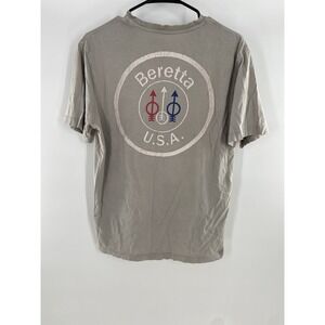 Beretta Shirt Adult Small Crew Neck Short Sleeve Pocket Logo